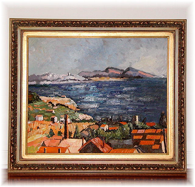 EUROPEAN STUDIO WORKS ON CANVAS.