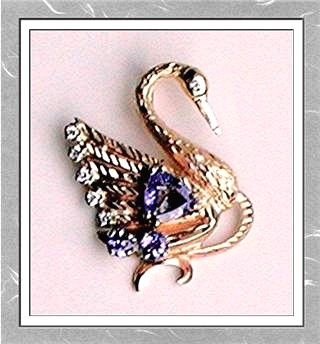 TANZANITE * DIAMOND PENDANTS