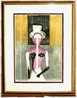 RUFINO TAMAYO * Rarest Tamayo Lithograph. Atelier Archives