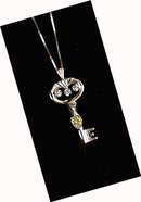 CANARY YELLOW DIAMOND Key Pendant