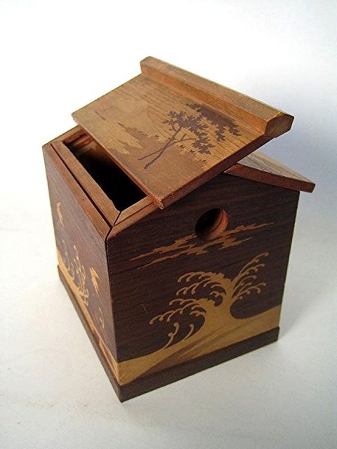 JAPAN Vintage Arts & Crafts, Sugi Wood Tabako