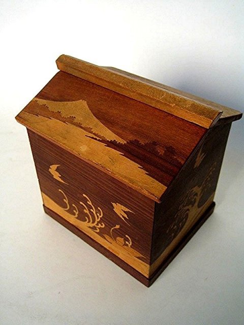 JAPAN Vintage Arts & Crafts, Sugi Wood Tabako