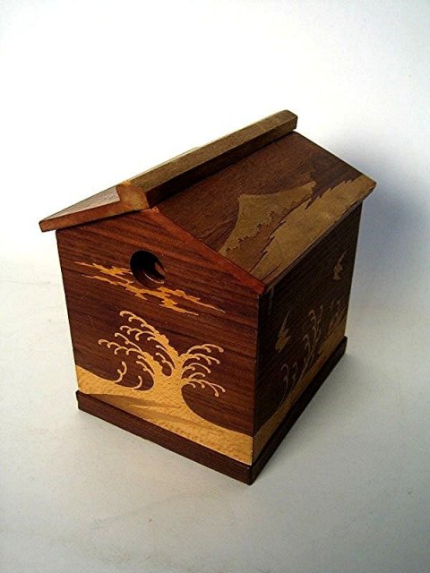 JAPAN Vintage Arts & Crafts, Sugi Wood Tabako