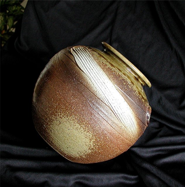 JAPAN * Earthenware Signed Studio Vase
