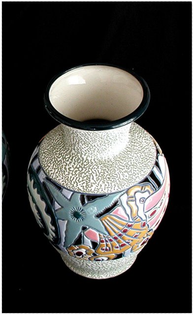 CZECH AMPHORA Porcelians * Superb Matched Original * $ 690.