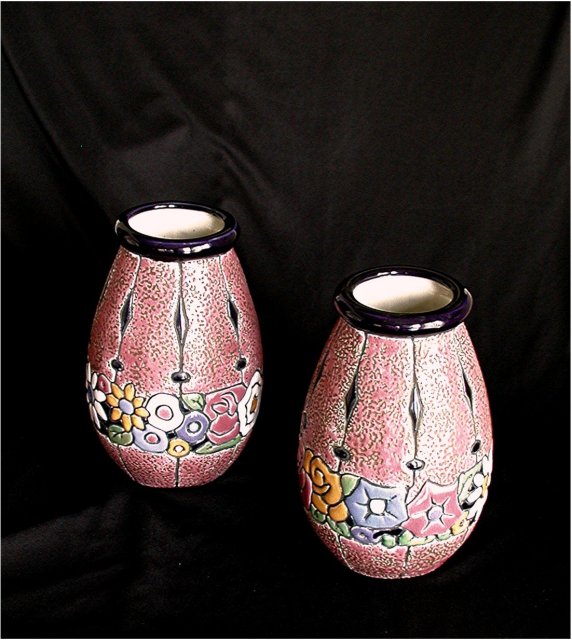 CZECH AMPHORA Matched Set Pairing * $ 270.