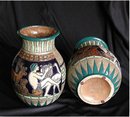 CZECH AMPHORA * Rare Campina Signed Matched