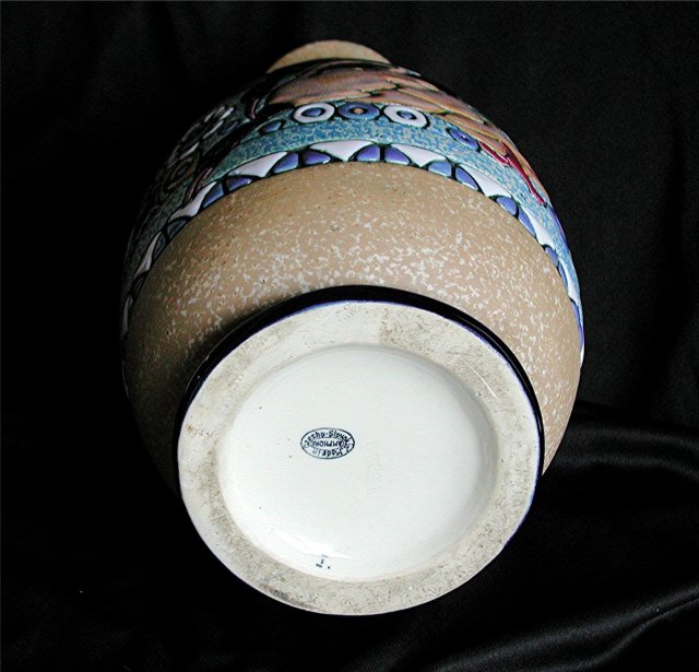 CZECH IMPERIAL Amphora. Diving Ducks