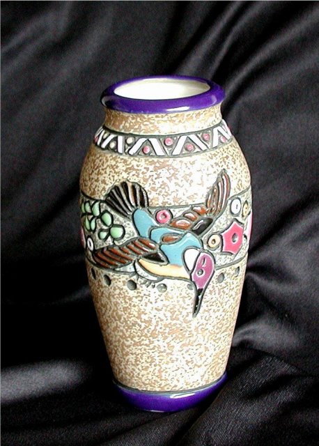 CZECH AMPHORA Humming Bird Series & 2nd Series Vase Available