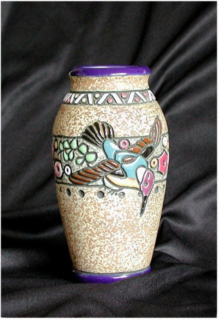 CZECH AMPHORA Humming Bird Series & 2nd Series Vase Available