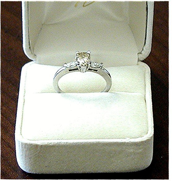 CHAMPAGNE DIAMOND RING * Pear Cut Designer Custom