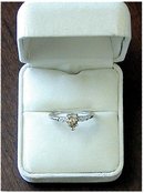 CHAMPAGNE DIAMOND RING * Pear Cut Designer Custom