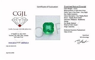 EMERALD Colombian Market * Certified Gems direct from the Colombian Exchange, Bogata