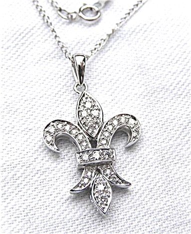 LIMITED EDITION 14k WHITE GOLD DIAMOND PENDENT. Boxed Set