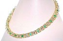 EMERALD BRACELET Ladies 1.00 Carat Emerald & Diamond Setting, Solid Yellow Gold $ 352.50