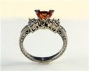 SHOWCASE Exceedingly Rare ! PADPARADSCHA SAPPHIRE Genuine Sri Lanka Origin, Rarest Color Sapphire 14k & 18k Diamond Presentations * G.I.A.