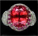 FANCY ORANGE PINK SAPPHIRE, Padparadscha Color Gem Stone, Fashion Ring