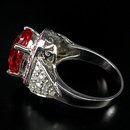 FANCY ORANGE PINK SAPPHIRE, Padparadscha Color Gem Stone, Fashion Ring