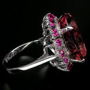 Morganite, Hottest Gemstone of The Year ! Stunning Deep Rosa Pink 12 Carat Beauty