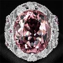 MORGANITE, PINK 18 CARATS ! Showcase Custom Filigree Setting, Superb Jewelry Craftsmanship !
