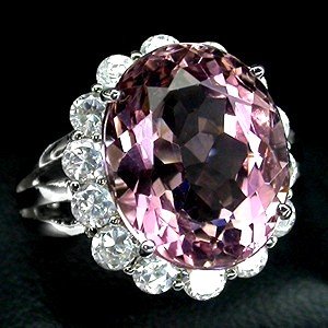 MORGANITE Cor de Rosa Deep Pink Rose color premium Gemstone Rings. 8 to over 20 Carats !