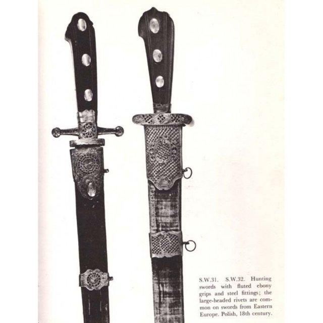Antique Polish Hunting Sword Karabela, Poland 18th century