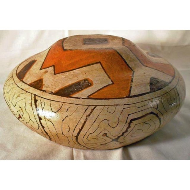 Peruvian Amazon Shipibo Culture Pottery Bowl