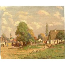 Oil Painting on Canvas by Hungarian Artist Harencz