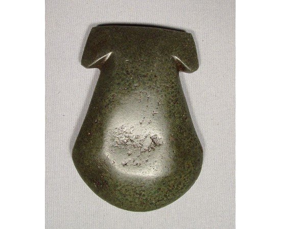 Pre-Columbian Green Stone Axe Head, 500 BC - AD 500