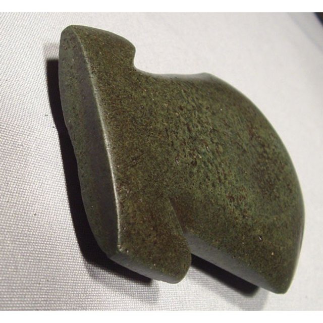 Pre-Columbian Green Stone Axe Head, 500 BC - AD 500