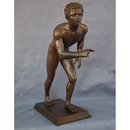 Antique Chiurazzi Bronze Sculpture Nude Male Athlete