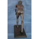 Antique Chiurazzi Bronze Sculpture Nude Male Athlete