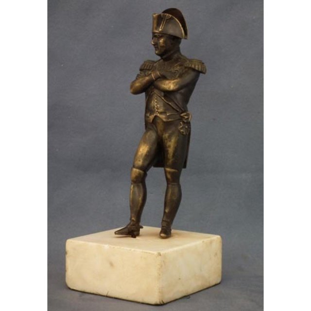 Antique Napoleon Bonaparte Bronze Figure Sculpture 19th century