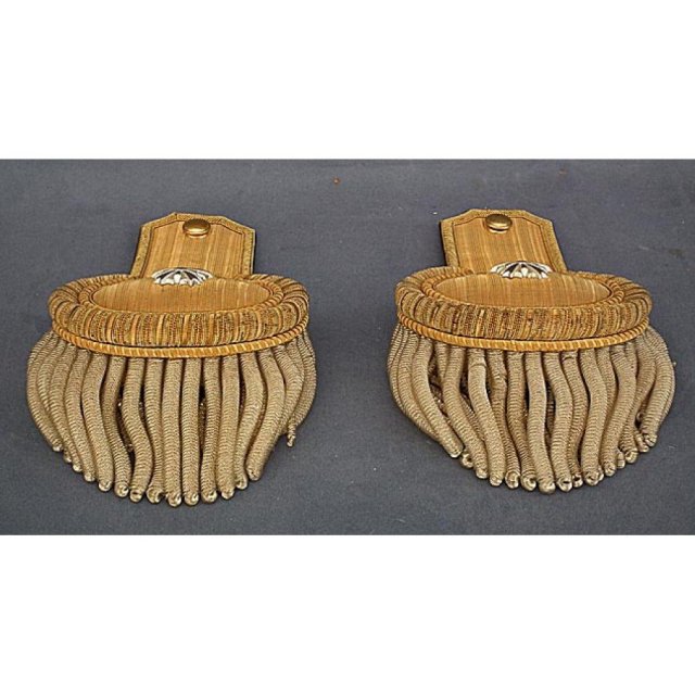 Antique Japanese Officer Uniform Epaulets