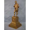 Antique Large Gild Bronze Sculpture of Emperor Napoleon Bonaparte