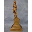 Antique Large Gild Bronze Sculpture of Emperor Napoleon Bonaparte
