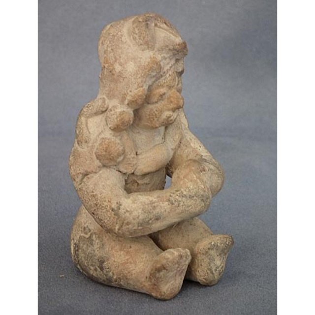 Ancient Jamacoaque Pre Columbian Ceramic Figure