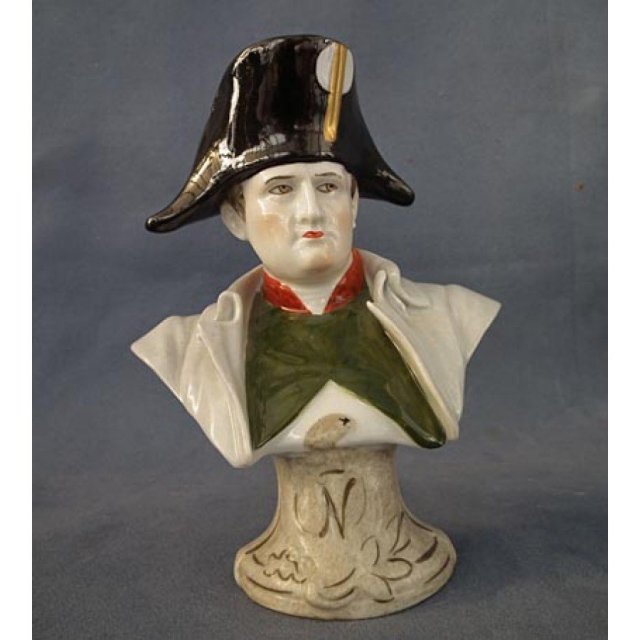 Porcelain Bust of Napoleon Bonaparte UNTER WEISS BACH