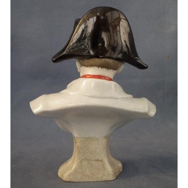 Porcelain Bust of Napoleon Bonaparte UNTER WEISS BACH