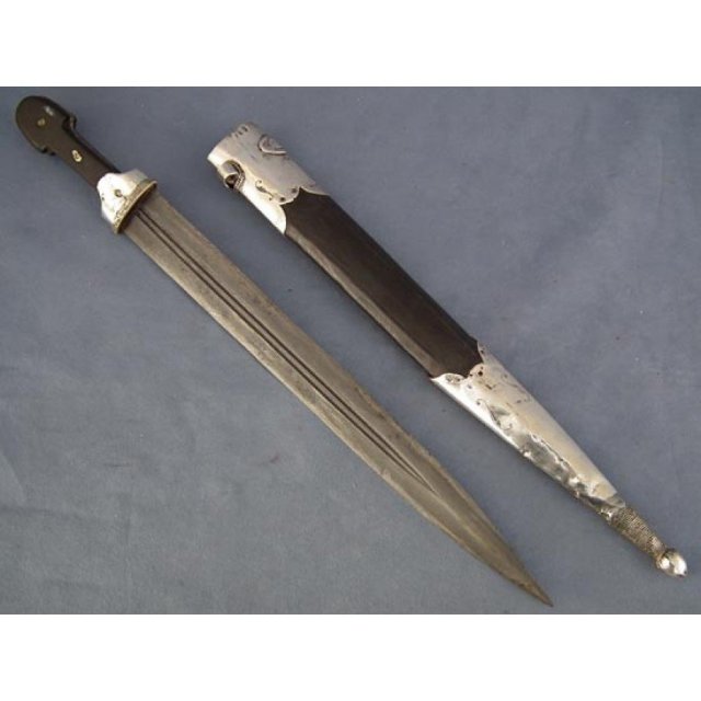 Antique Russian Cossack Caucasian Dagger sword Kindja