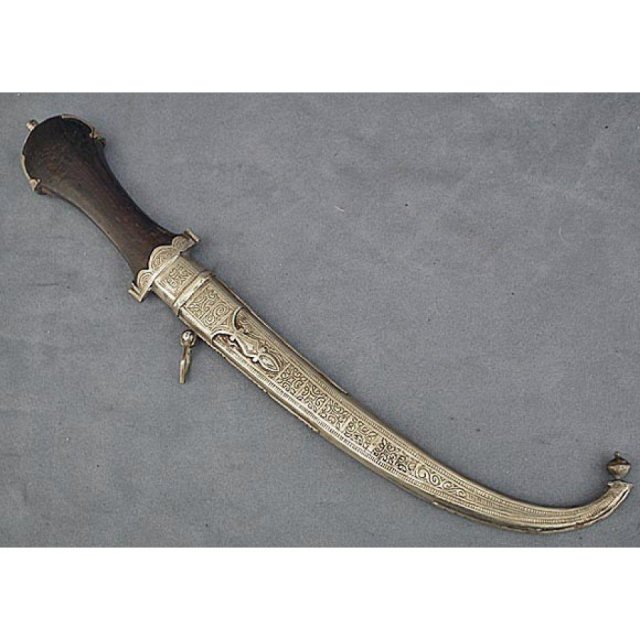 Antique Moroccan Islamic Dagger Jambiya 19t century