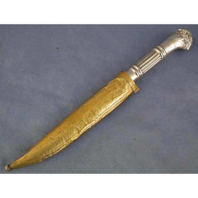 SOLD Antique Turkish Ottoman Balkan Dagger Bichaq 19th c