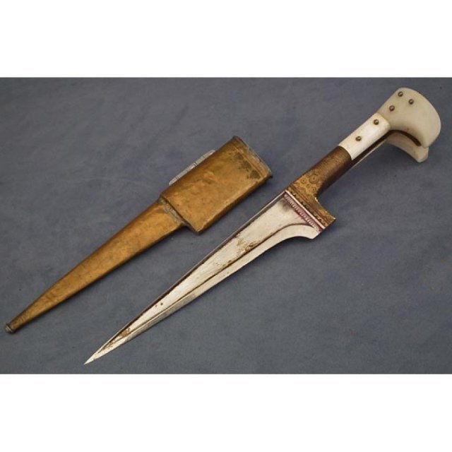 SOLD Indo Persian Islamic Afghan Dagger Pesh kabze Choora