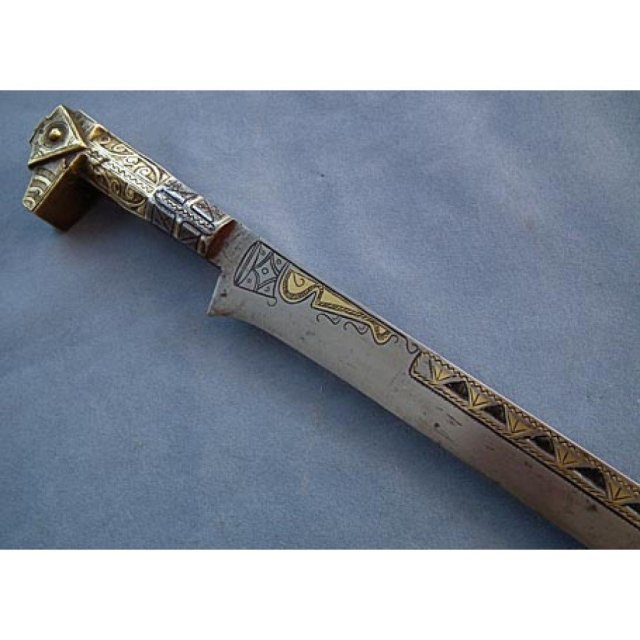 Antique Islamic Sword Moroccan Algerian Flyssa 19th c