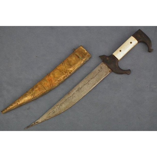 Antique Islamic North African Moorish Dagger 19th c