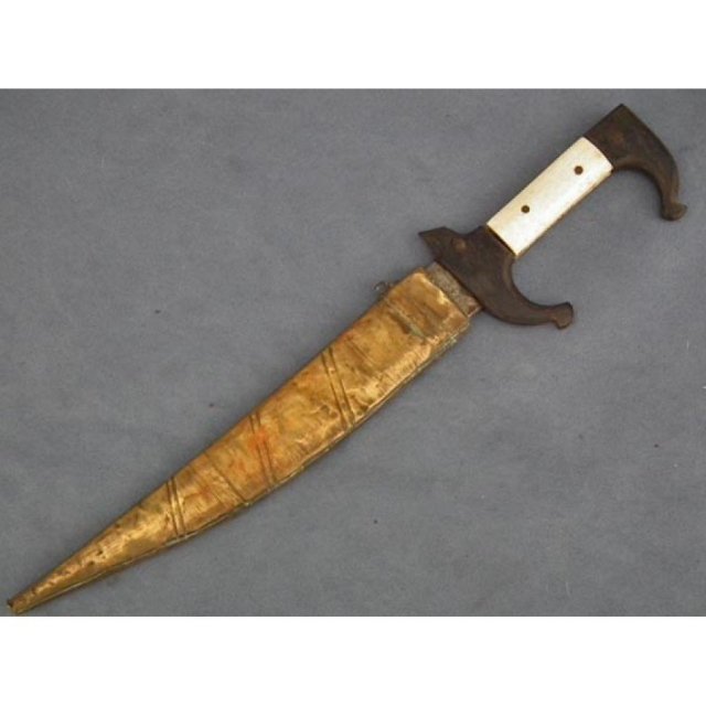 Antique Islamic North African Moorish Dagger 19th c