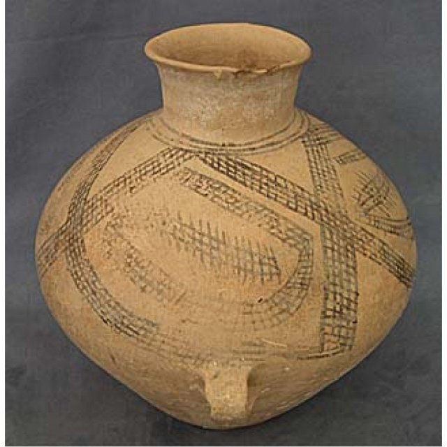 Antique Chinese Yangshao Neolithic Ancient Amphora