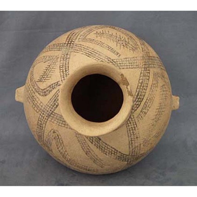 Antique Chinese Yangshao Neolithic Ancient Amphora