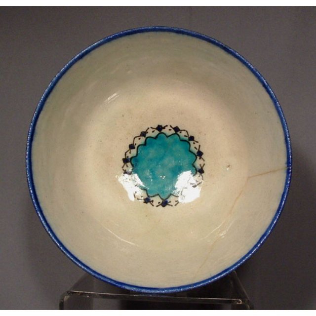 Antique Persian Islamic Ceramic Bowl 18th Century