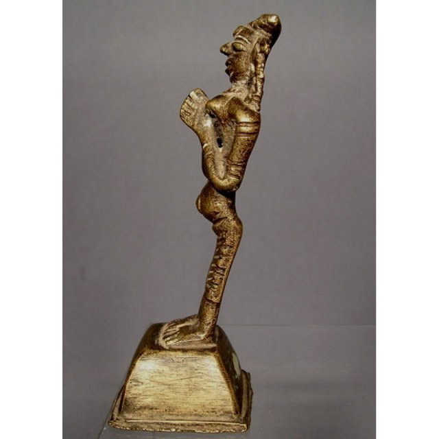 Antique Indian Hindu Bronze Deity Sculpture 18th century